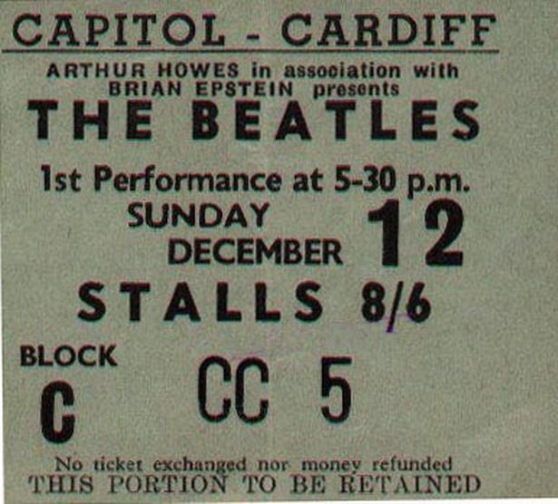 Beatles ticket